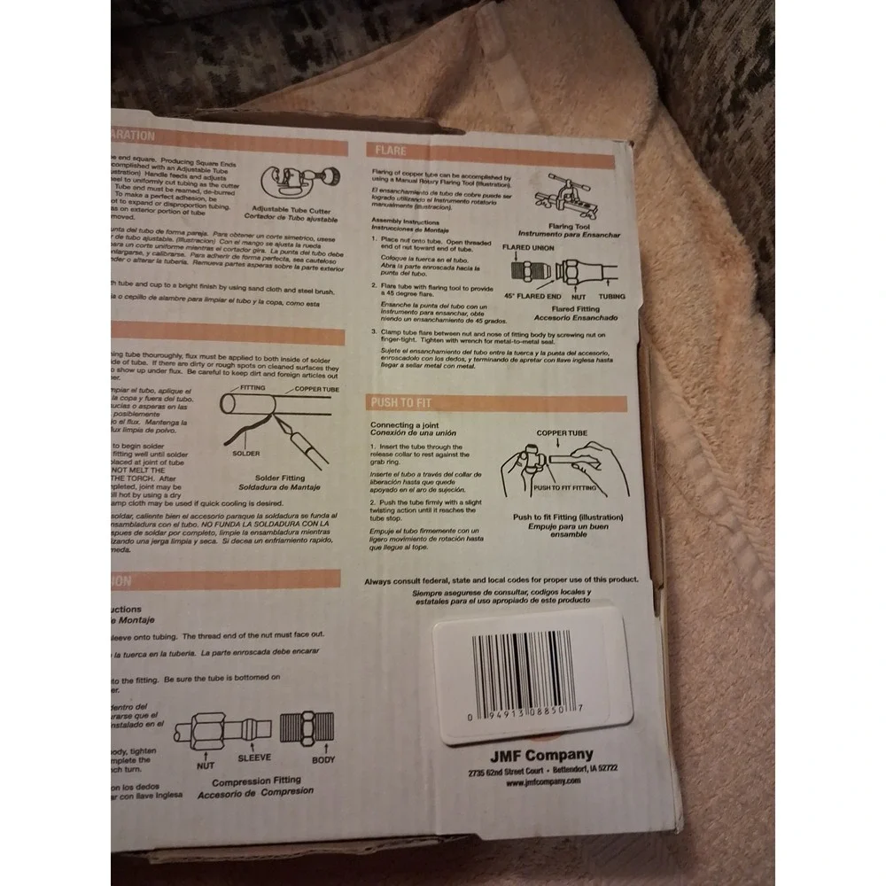 Lot Of 2 Boxxes Of Cooper Coil JMF COMPANY 1/4 OD Type UT X 10ft 23050 Total Of